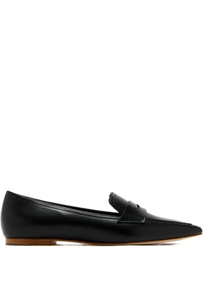 Magnanni pointed-toe penny loafers - Black