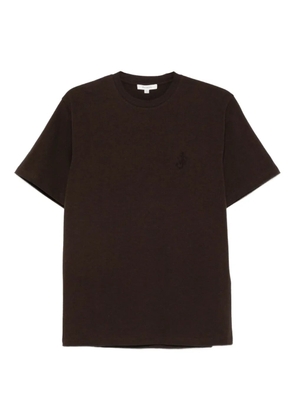 JW Anderson embroidered cottonT-shirt - Brown