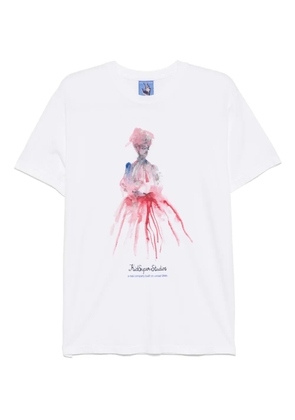 KidSuper watercolour girl T-shirt - White