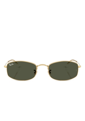 Ray-Ban rectangle-frame sunglasses - Gold