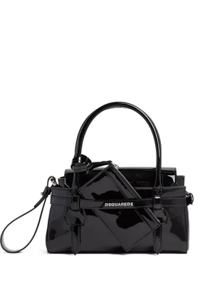 DSQUARED2 leather tote bag - Black