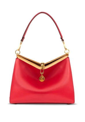 ETRO medium Vela leather shoulder bag - Red