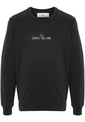 Stone Island cotton sweatshirt - Black
