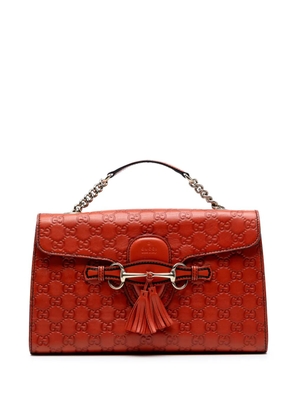 Gucci Pre-Owned 2016-2025 Medium Guccissima Emily shoulder bag - Orange