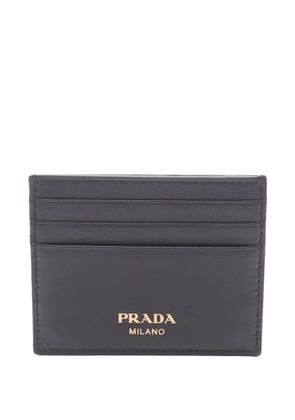 Prada Pre-Owned 2020s logo-print card case - Black