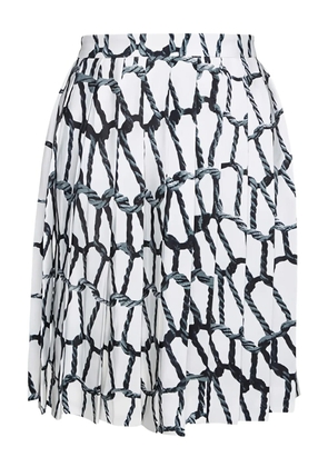 JOSEPH rope pleated mini skirt - Black