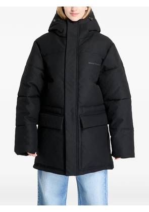 Daily Paper Oba monogram padded coat - Black