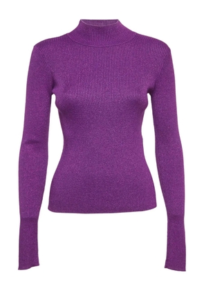 NBD lurex knitted top - Purple