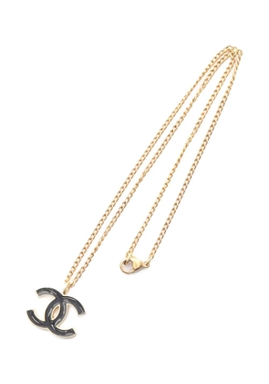 CHANEL Pre-Owned 1986-1988 coco mark pendant necklace - Gold