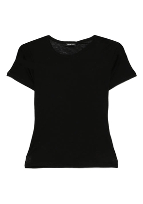 ANINE BING Sylvie crew neck T-shirt - Black