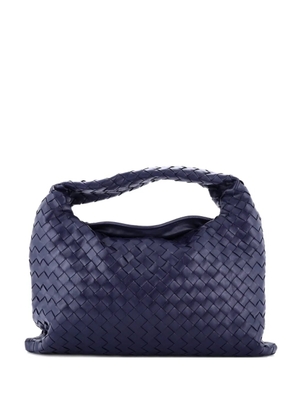 Bottega Veneta Pre-Owned Hop Intrecciato Leather Small hobo bag - Blue