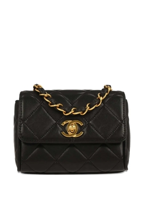 CHANEL Pre-Owned 1995 Lambskin Chain shoulder bag - Black