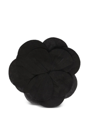 Douuod flower brooch - Black