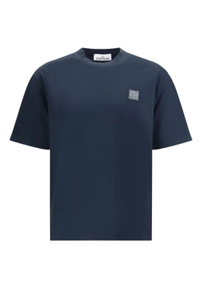 Stone Island logo-patch T-shirt - Blue