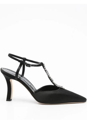 Manolo Blahnik 90mm Sufik heeled sandals - Black