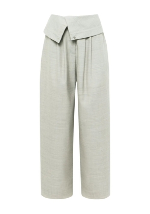 JW Anderson wrap-front pleated trousers - Grey