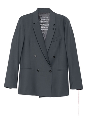 Patrizia Pepe double-breasted blazer - S754 Mid Grey