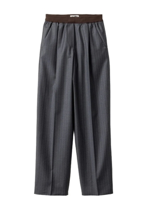 Miu Miu pinstripe trousers - Grey