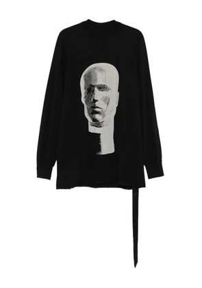 Rick Owens DRKSHDW graphic-print long-sleeve sweater - Black