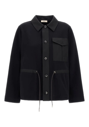 Herno drawstring pocket-detail shirt - Black