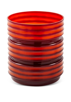 POLSPOTTEN large Layer vase (28cm) - Red