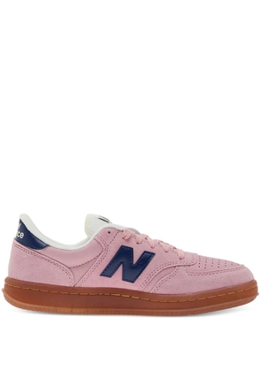 New Balance T500 suede sneakers - Pink