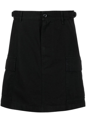 Balenciaga cargo A-line skirt - Black