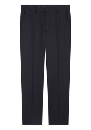 DRIES VAN NOTEN pressed-crease tapered trousers - Blue