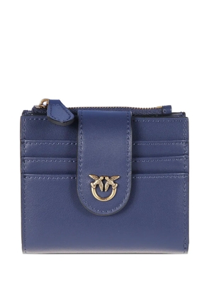 PINKO Love Birds leather wallet - Blue