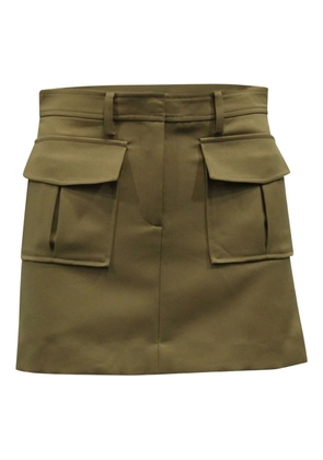 Theory flap-pocket mini skirt - Neutrals