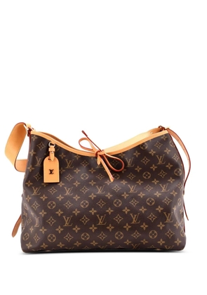 Louis Vuitton Pre-Owned CarryAll Monogram Canvas MM hobo bag - Brown