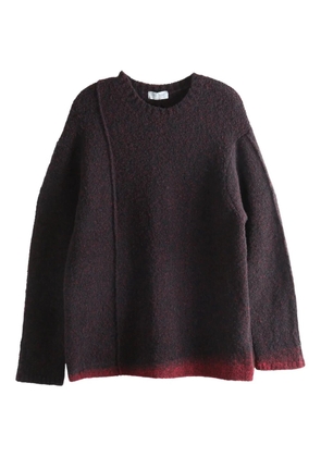 Yohji Yamamoto seam-detail sweater - Black