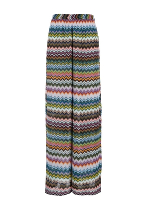 Missoni chevron trousers - Blue