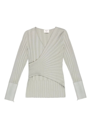 Bally ribbed-knit sweater - Grey