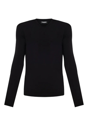 DSQUARED2 Icon-logo long-sleeve T-shirt - Black