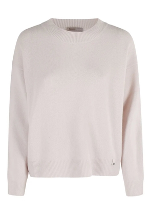 Herno round-neck wool sweater - Neutrals