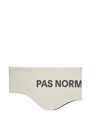 Pas Normal Studios logo-print headband - Neutrals