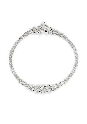 MAOR Mic curb-chain bracelet - Silver