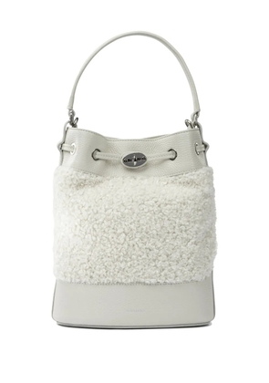 Zanellato panelled leather tote bag - White
