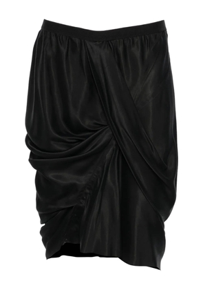 Rick Owens draped skirt - Black