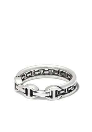 HOORSENBUHS sterling silver chain-link ring