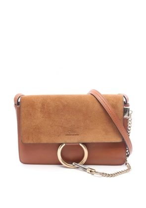 Chloé Pre-Owned 2010-2025 Small Suede Calfskin Faye crossbody bag - Brown