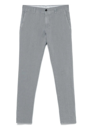 Incotex twill tapered trousers - Blue