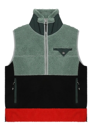 Toga fleece panelled vest - Green