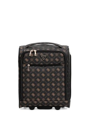 GUESS USA Silia 4G monogram zip-fastening troley travel - Black