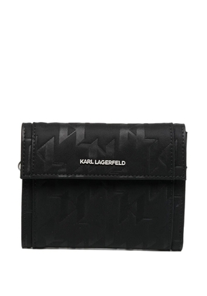 Karl Lagerfeld monogram wallet - Black