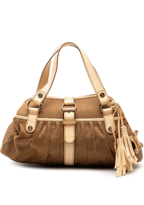 Celine Pre-Owned 2000-2025 Canvas Boogie Tassel tote bag - Brown