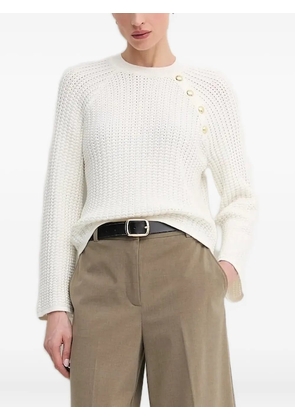 Barbour Angela button-embellished knitwear - White
