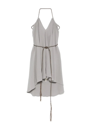 Caravana open-back dress - Grey
