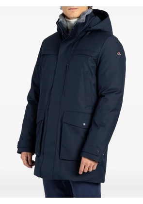 Canadiens long-sleeve logo-patch parkas - Blue